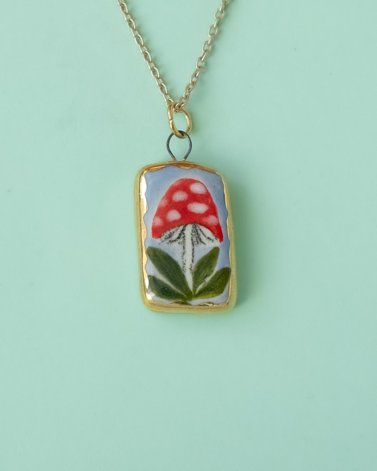 Mushroom Necklace