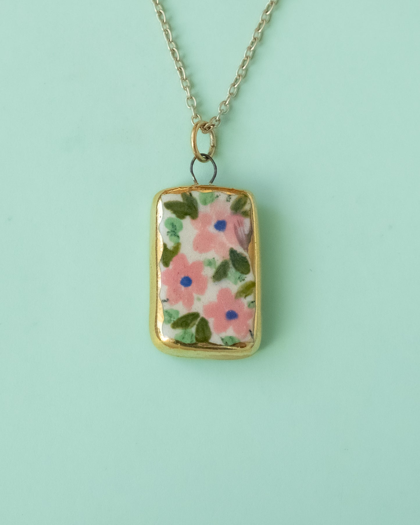 Pink Flower Necklace