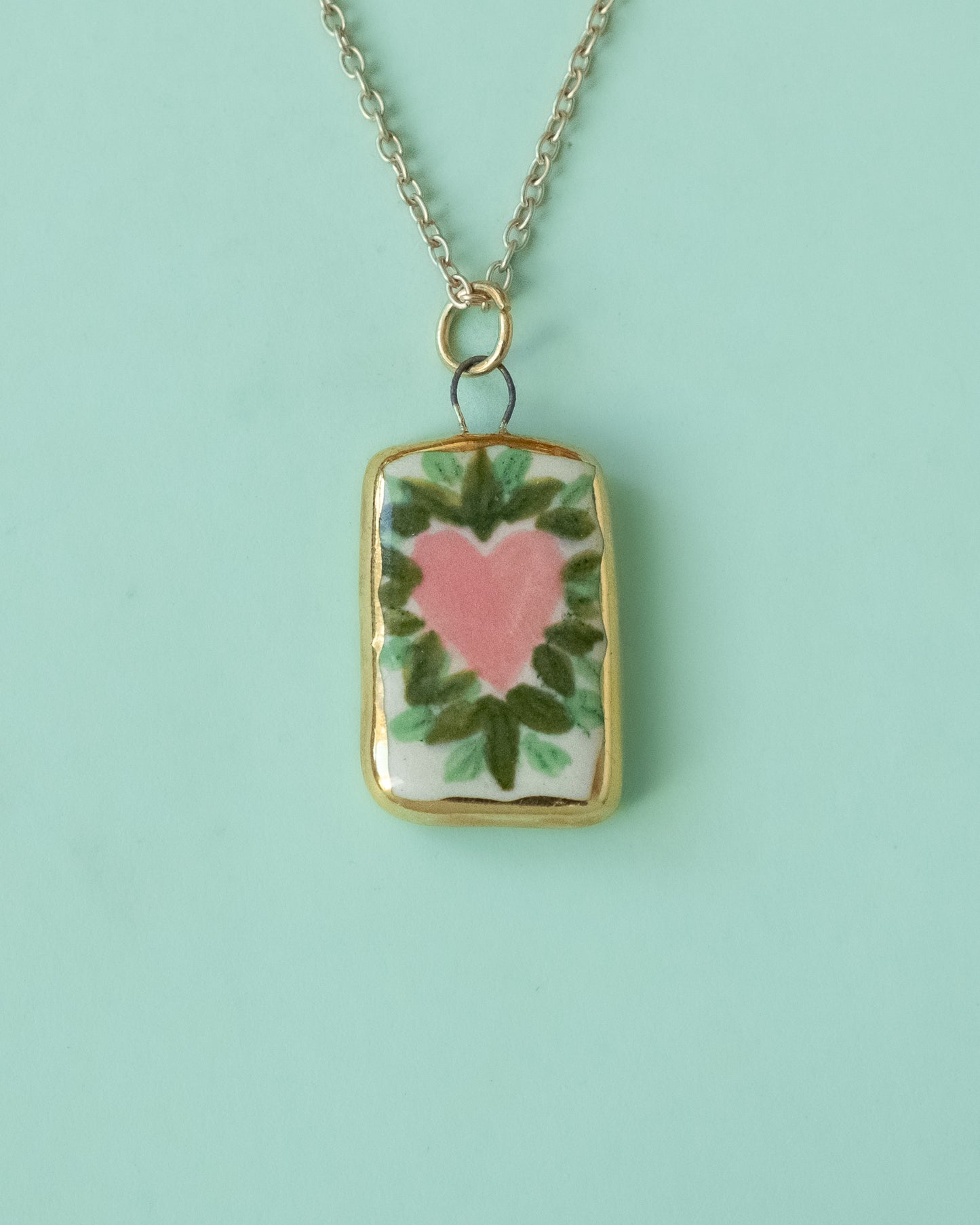 Pink Heart Necklace