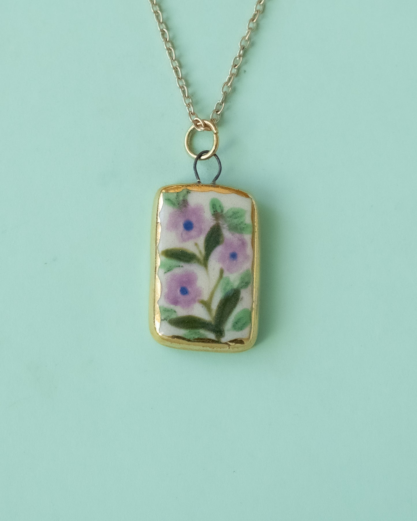 Lilac Flower Necklace