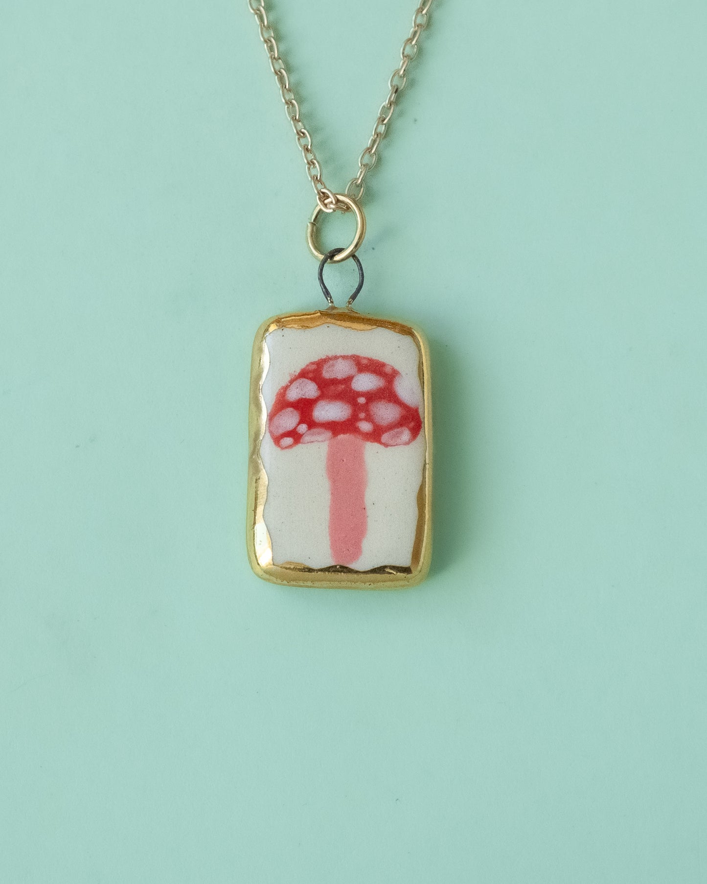 Mushroom Necklace