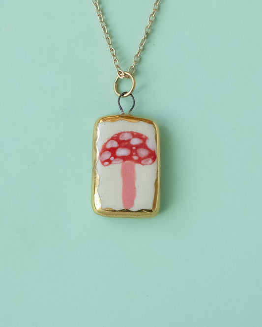 Mushroom Necklace