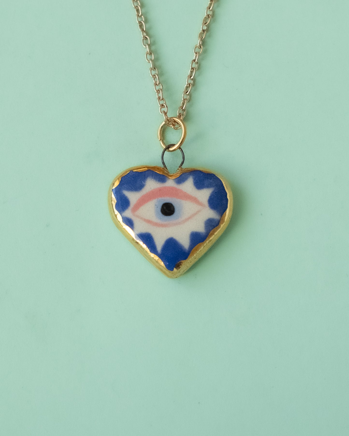 Eye Heart Necklace