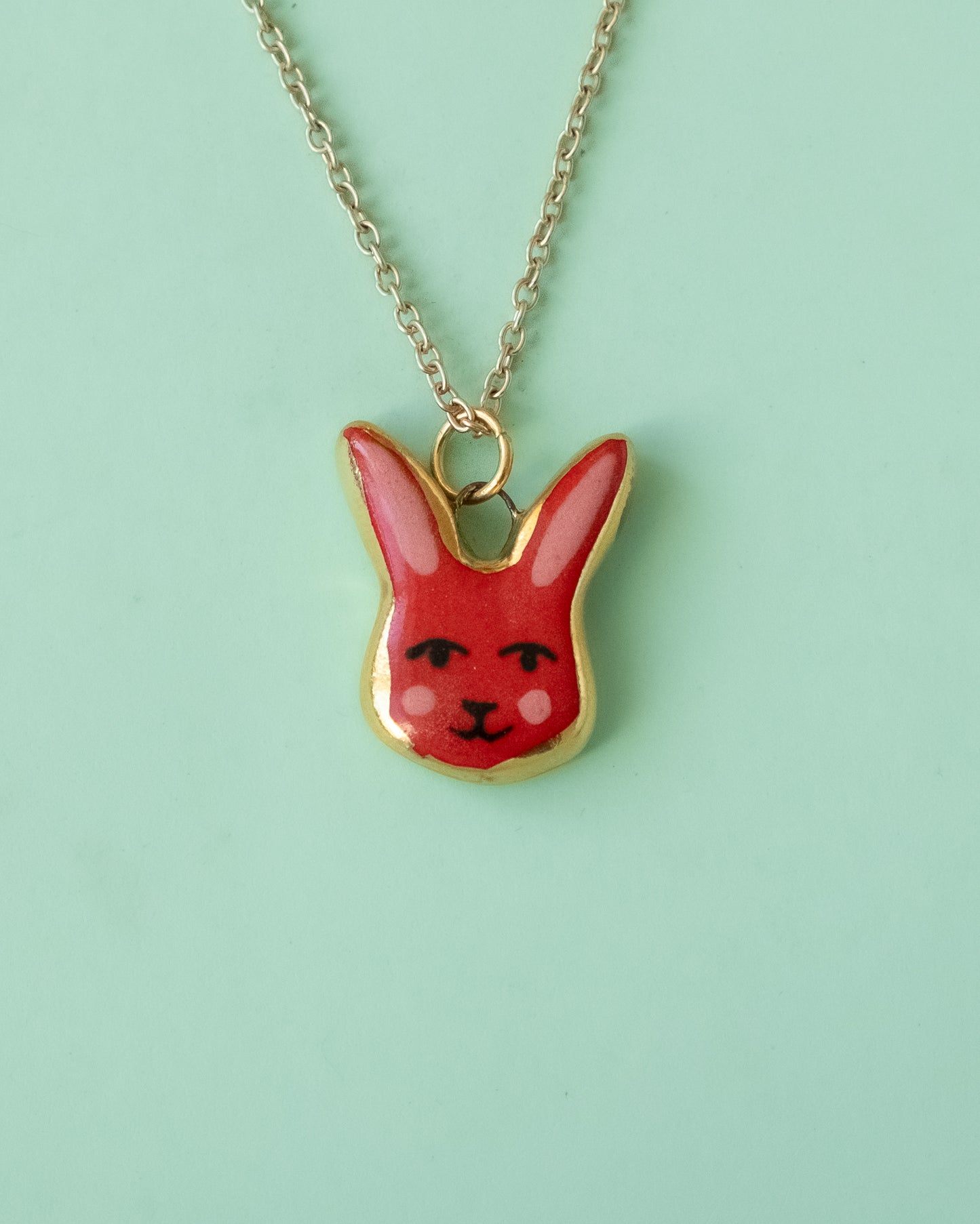 Red Bunny Necklace