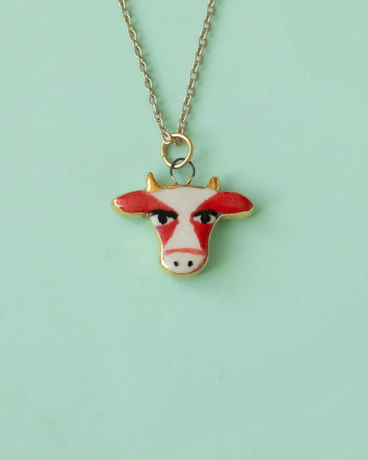 Red Cow Necklace