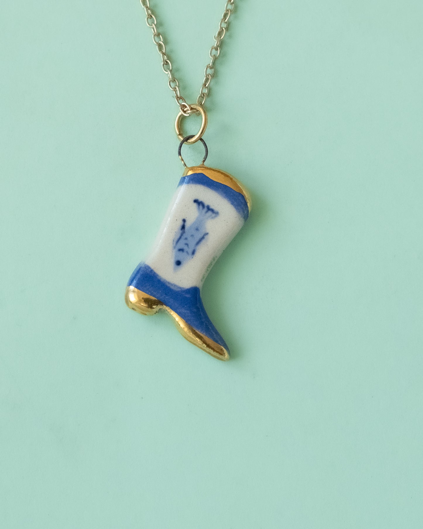 Fish Boot Necklace