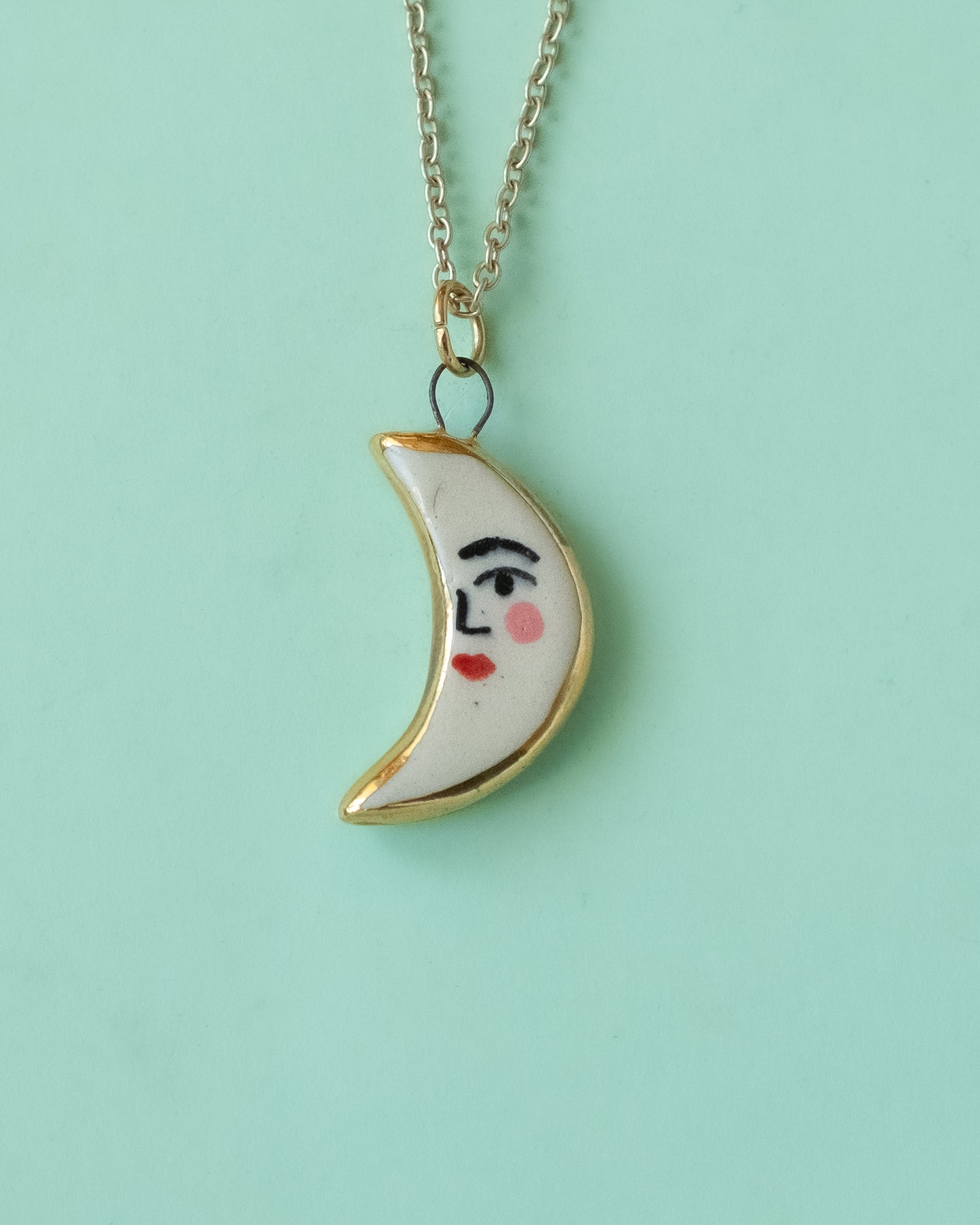 White Moon Necklace