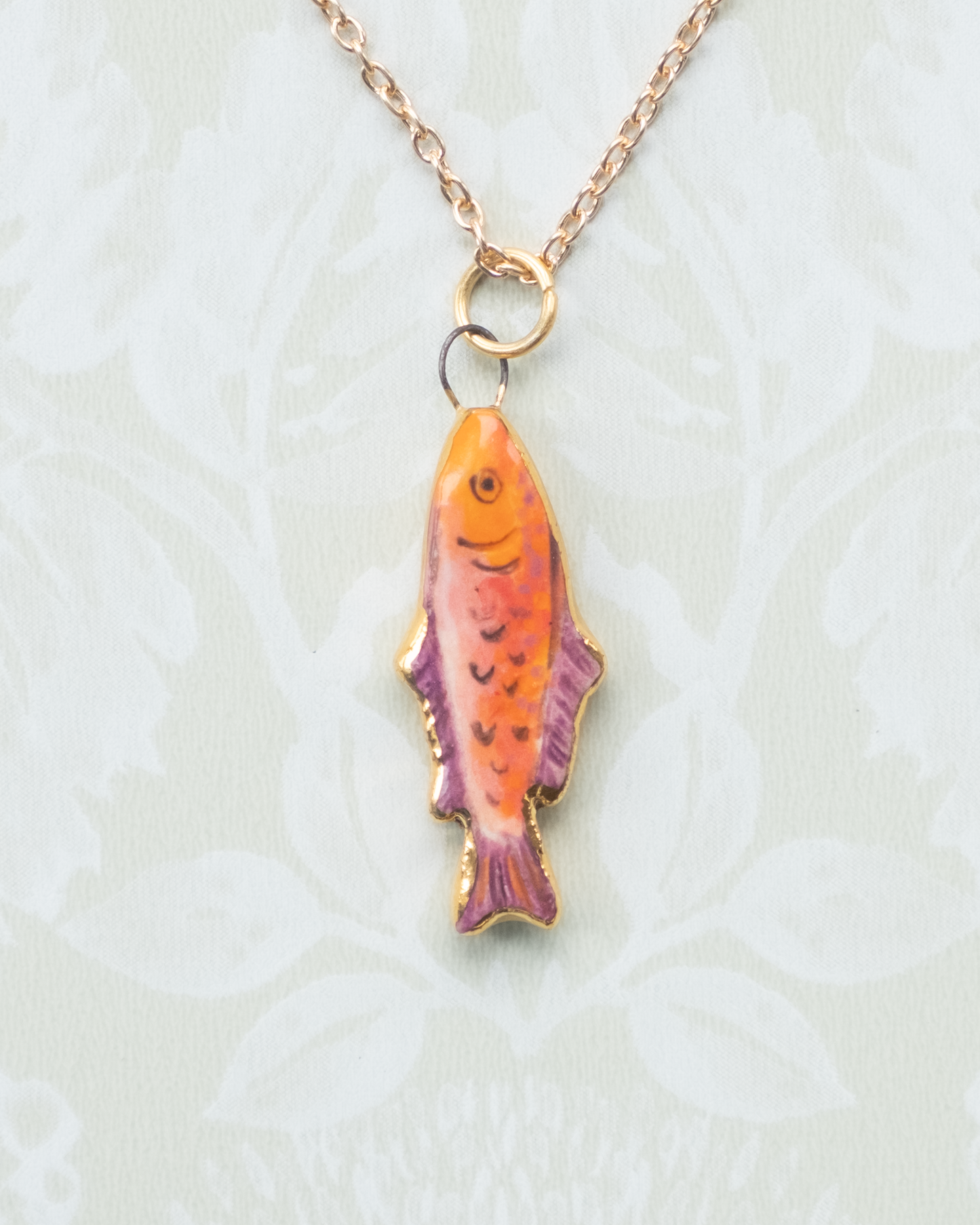 Sunset Fish Charm