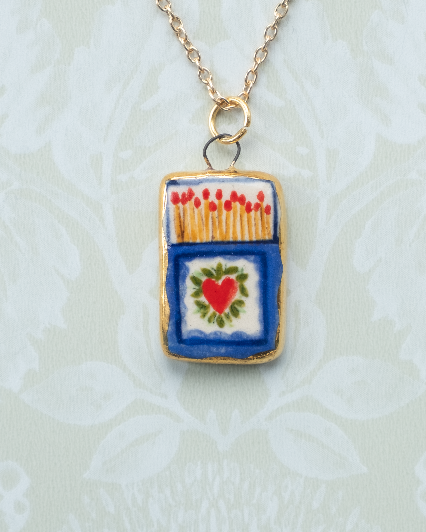 Heart Matchbox Charm